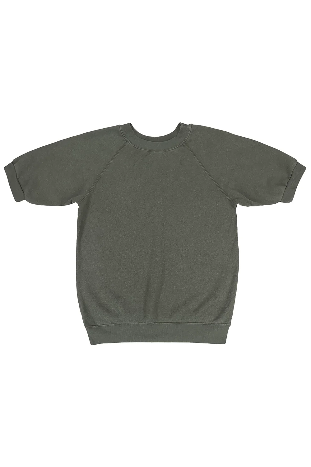 Short Sleeve Raglan Fleece Sweatshirt - Image 17