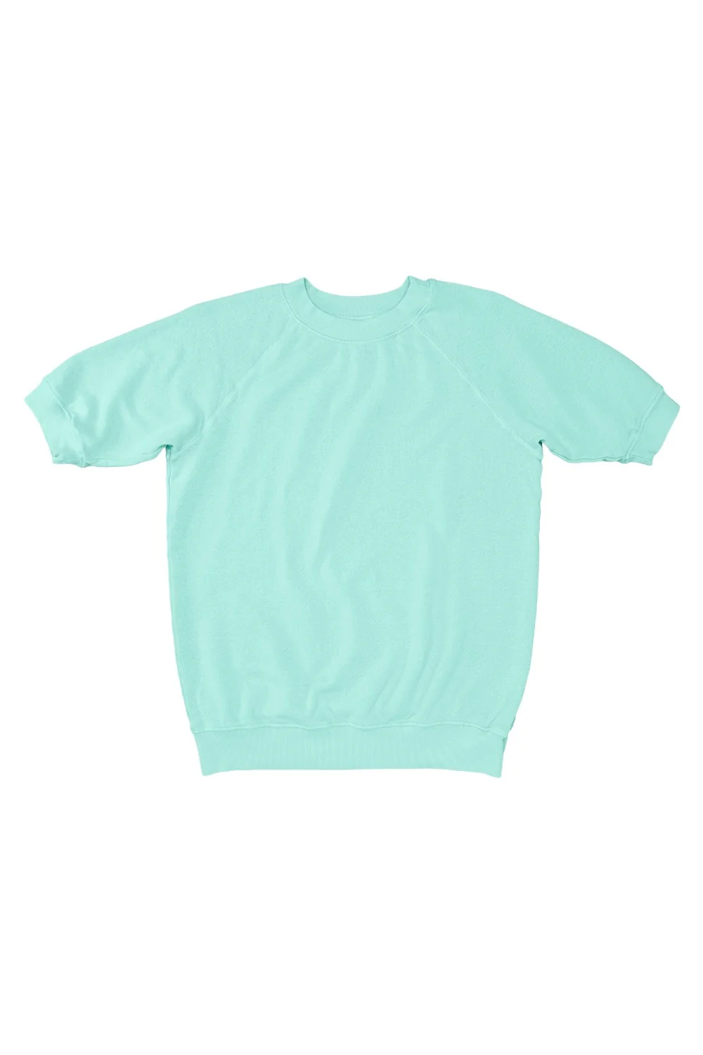 Short Sleeve Raglan Fleece Sweatshirt - Image 27